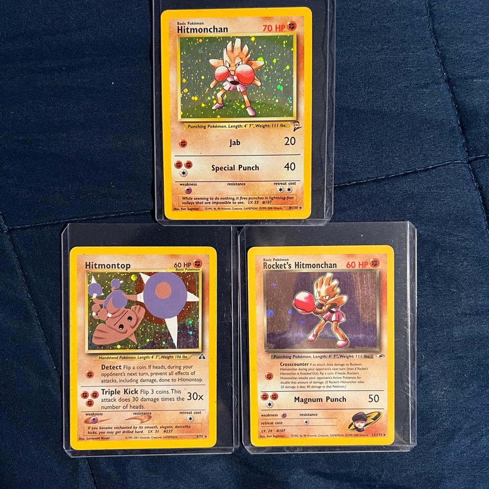 3 pokemon cards 40 for all three